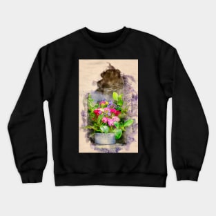 Flower Bouquet Watercolour Crewneck Sweatshirt